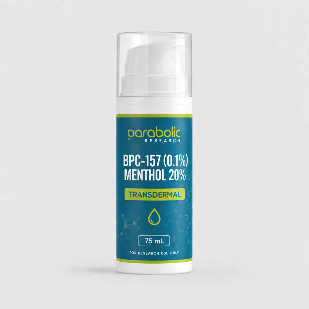 0f862611-405c-4d48-ae0e-96dc6dbacff1 BPC-157 (1%) / Menthol 20% Transdermal 75mL - Image 1